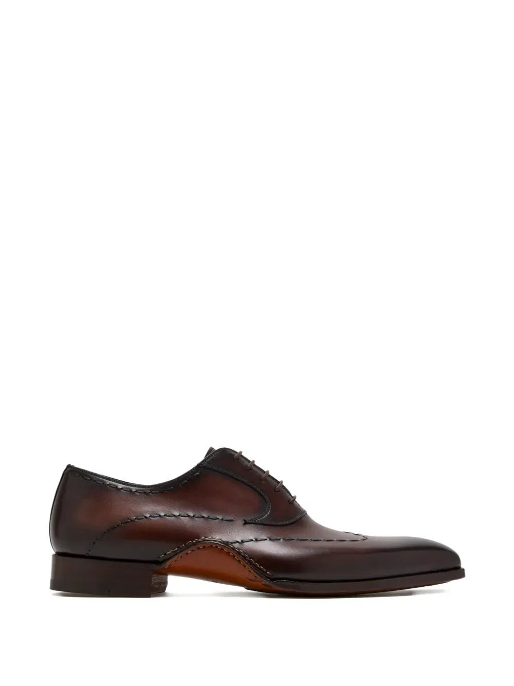 Прошитые оксфордские туфли Magnanni, коричневый
