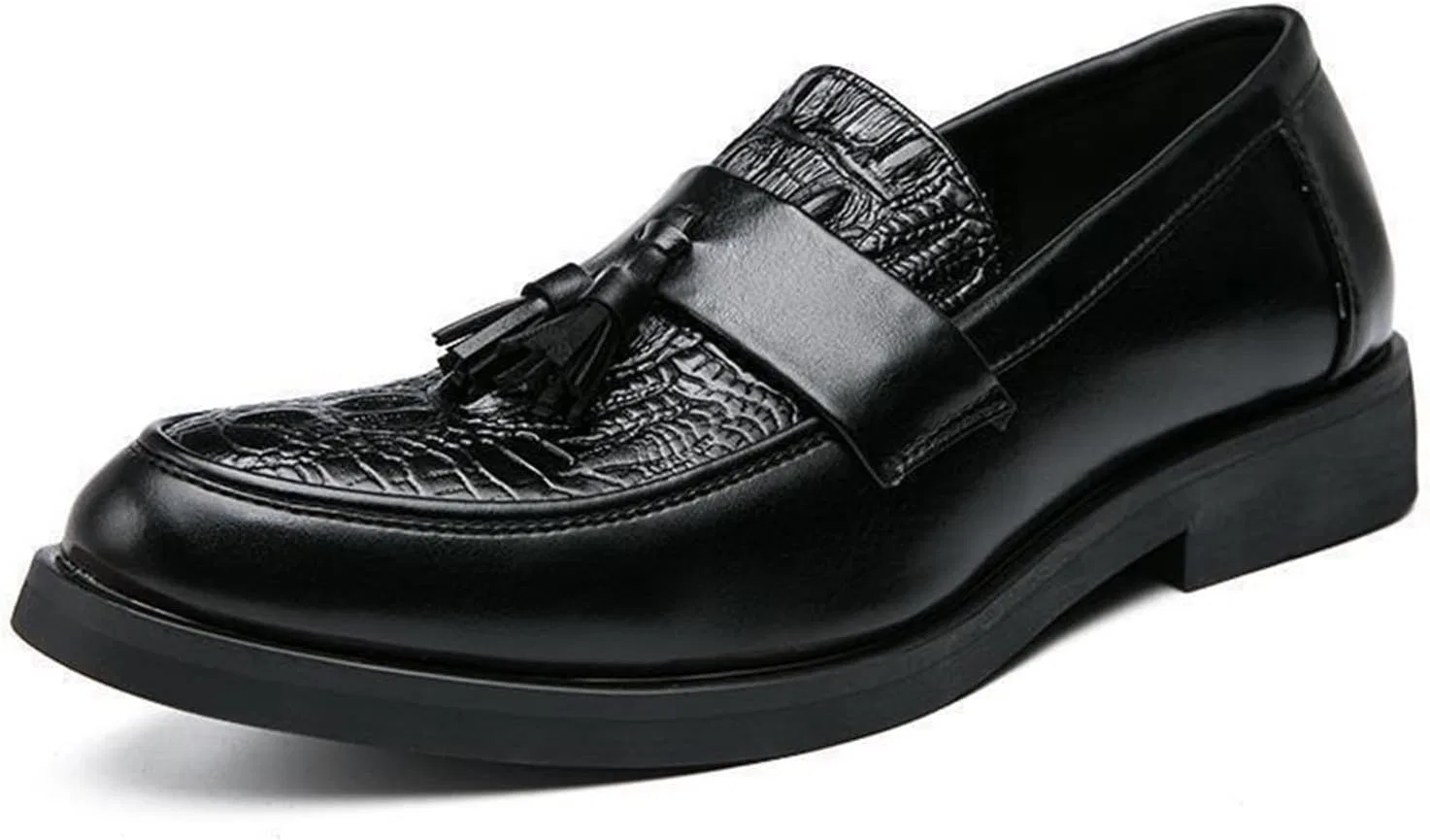 Туфли Herrenschuhe Herrenschuhe Herren-Freizeitschuhe aus Leder Generic, Schwarz