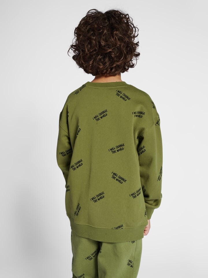 Толстовка Sometime Soon Sweatshirt Stsmilos Kinder, цвет OLIVE BRANCH — фото 2