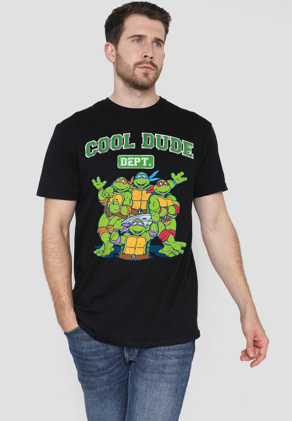 

Футболка с принтом TEENAGE MUTANT NINJA TURTLES COOL DUDE DEPARTMENT Cotton Soul, черный