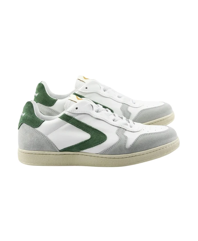 

Зеленые кожаные кроссовки, стильная модель Valsport 1920, белый