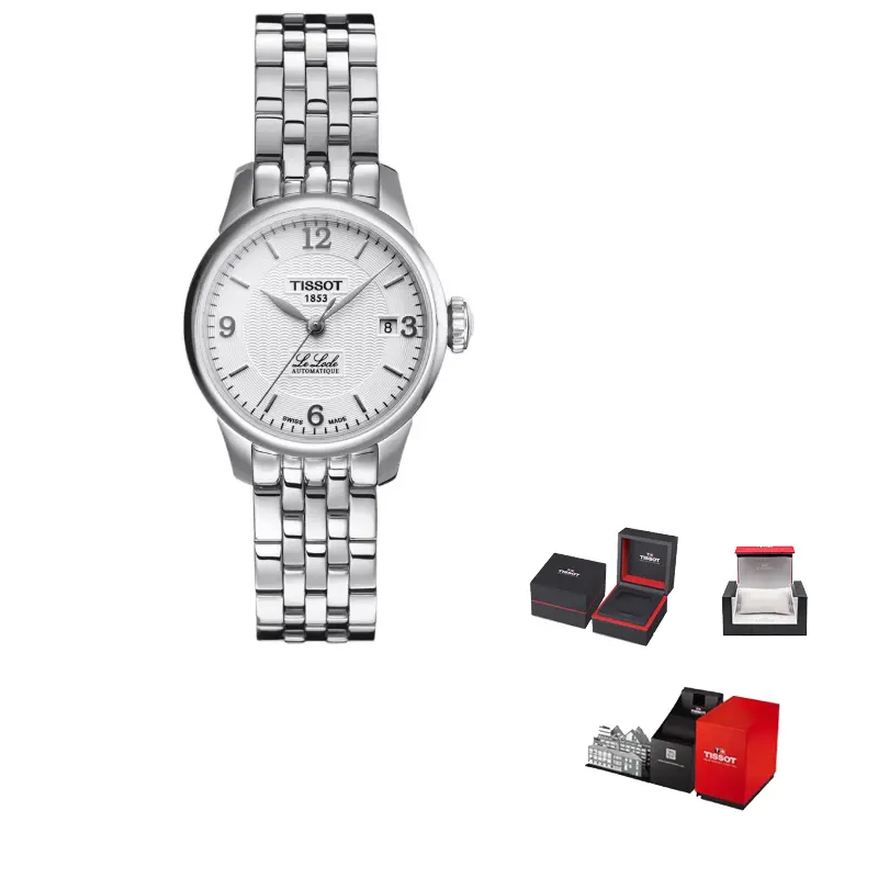 

TISSOT Часы Women's Le Locle Collection Watch, Silver Dial