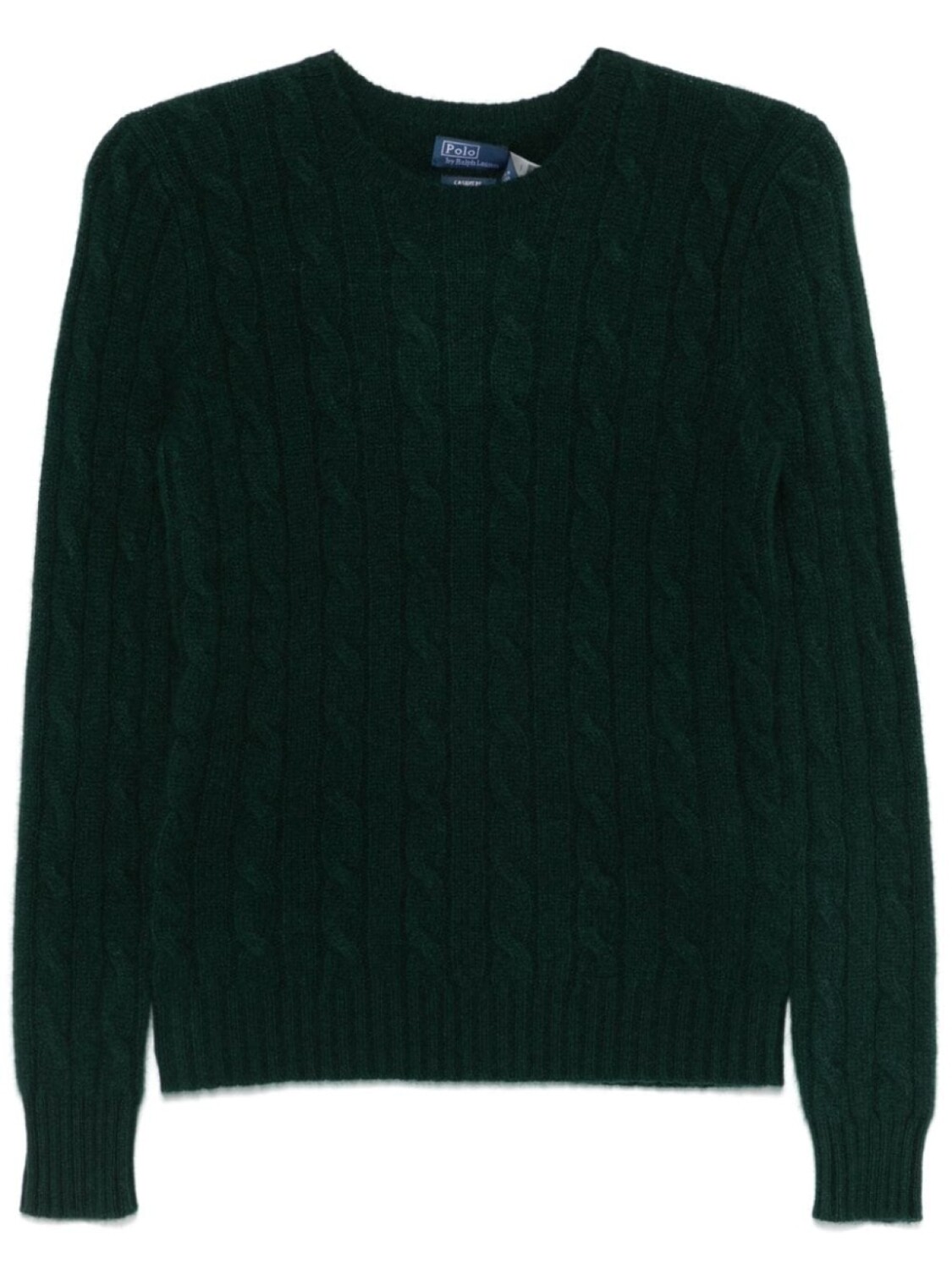

Свитер косичной вязки Polo Ralph Lauren, зеленый