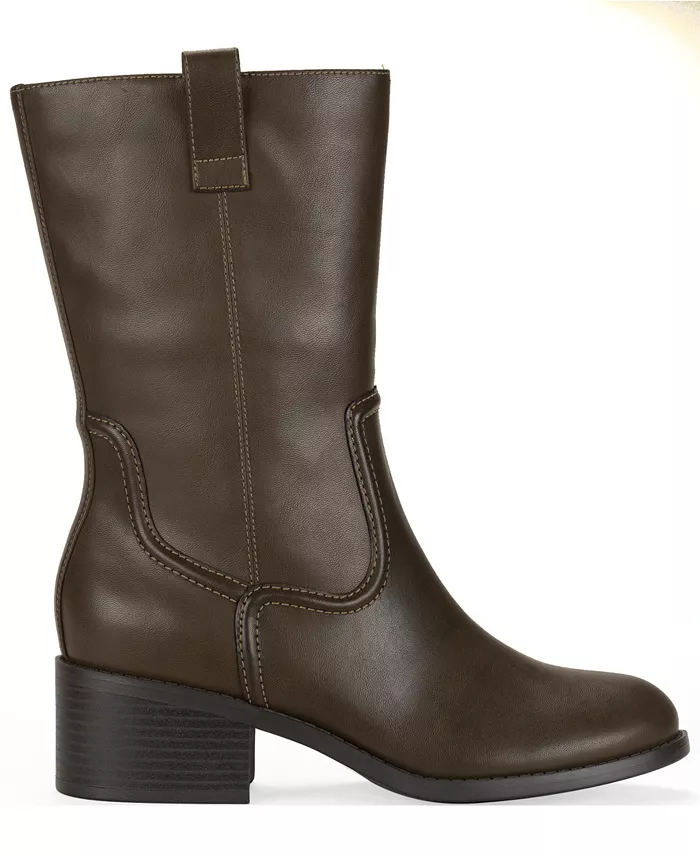 Женские сапоги Inezz Mid Shaft из искусственной кожи Style & Co, коричневый — фото 2