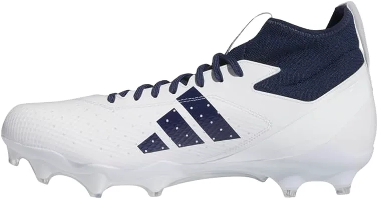 Мужские футбольные бутсы Adidas Adizero Impact+ Premier, белый/синий — фото 3