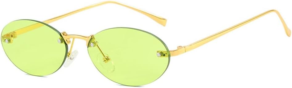 

Эллиптические безрамочные солнцезащитные очки для женщин, модный тренд, солнцезащитные очки для мужчин, очки для активного отдыха, защита от УФ-излучения UV400 KTUCN, 7