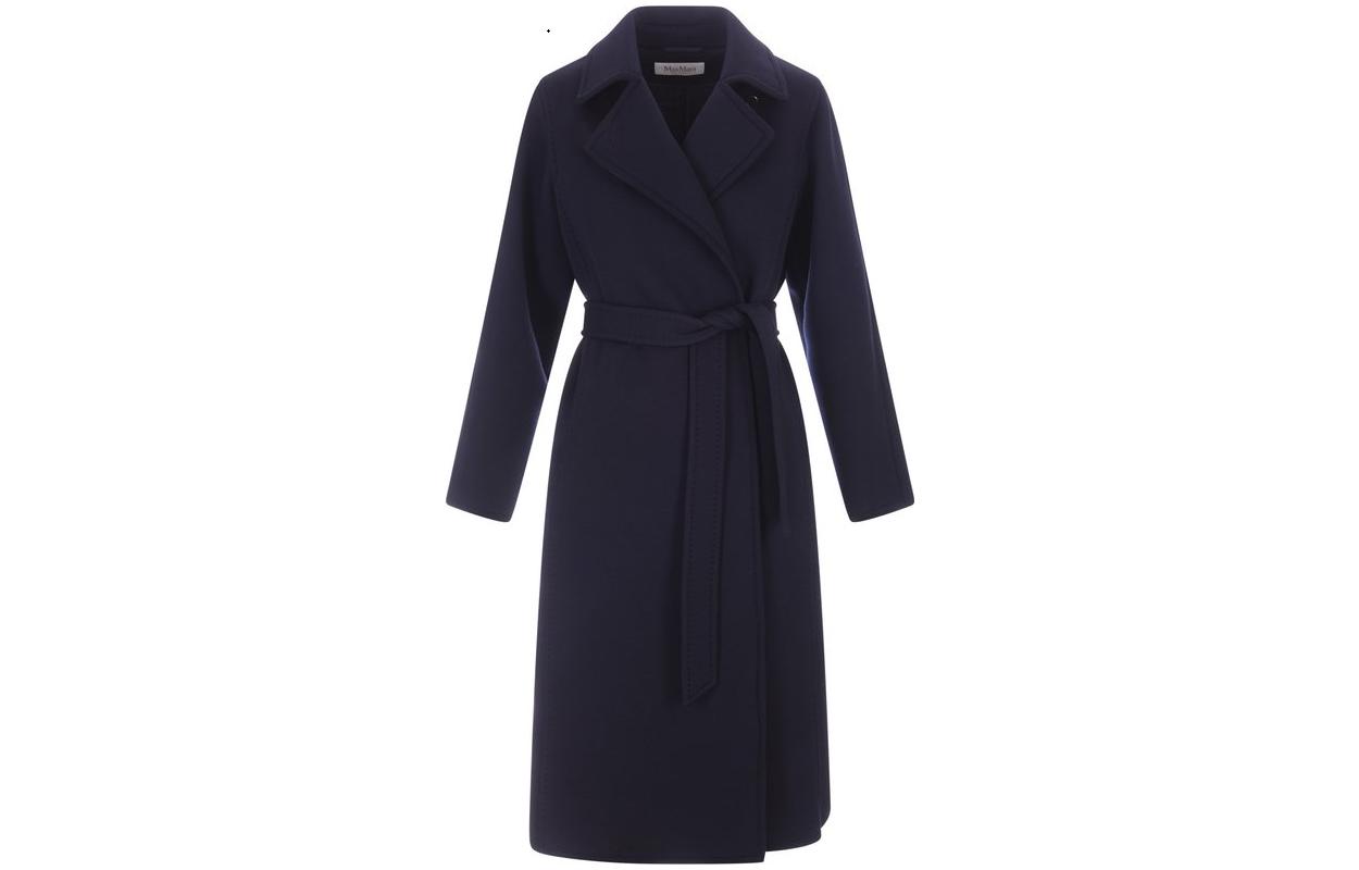 

Пальто женское синее MaxMara, Синий, Пальто женское синее MaxMara