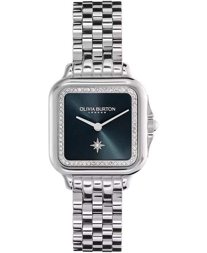 

Женские серебряные часы Grosvenor из нержавеющей стали 28 мм Olivia Burton