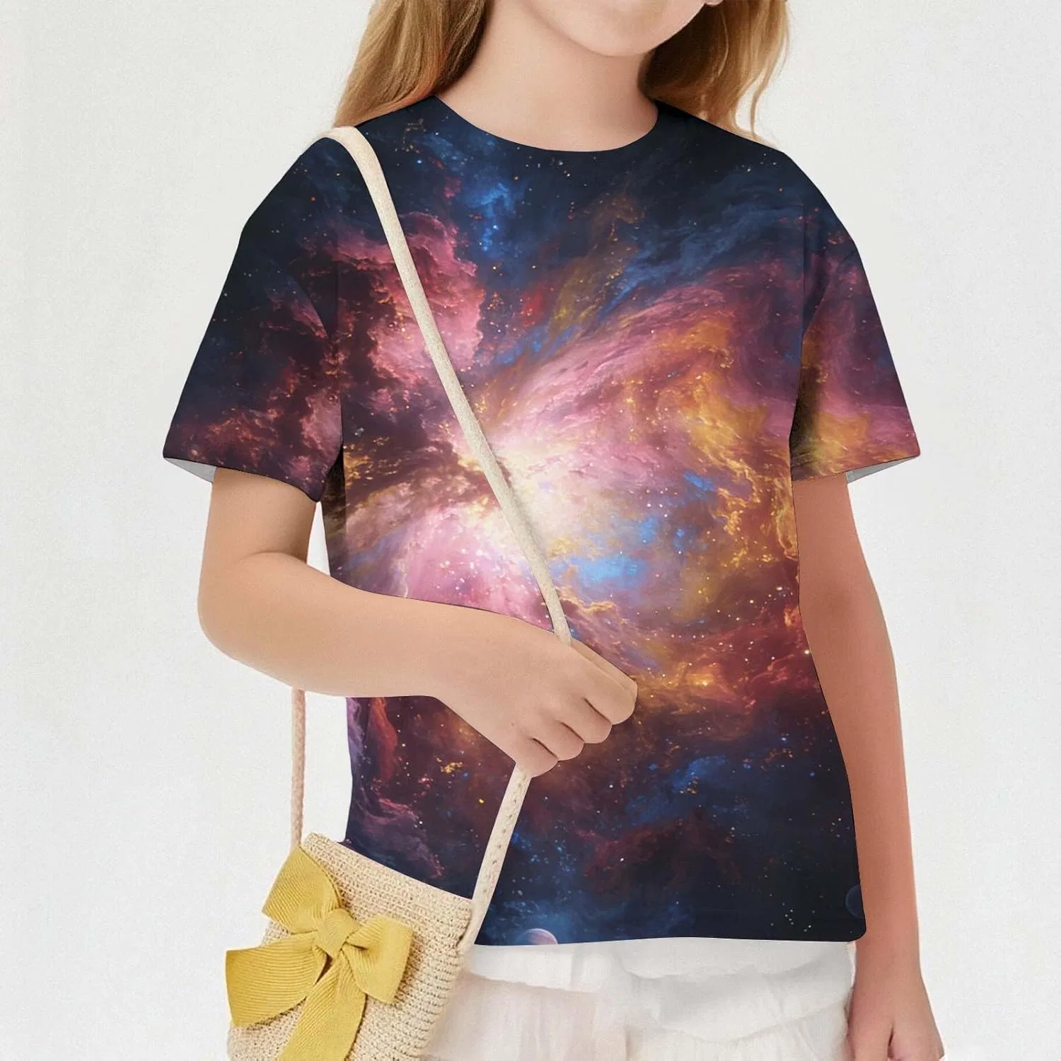 Футболка детская с принтом Starry Sky, Zzalalana, Multicolor12 — фото 2