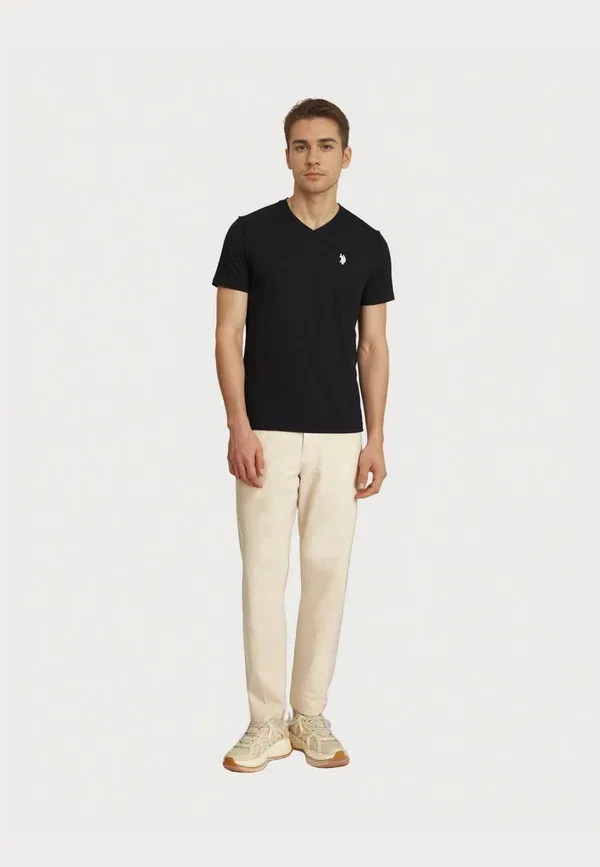 Футболка с коротким рукавом 5-pack basic U.S. Polo Assn., разноцветная