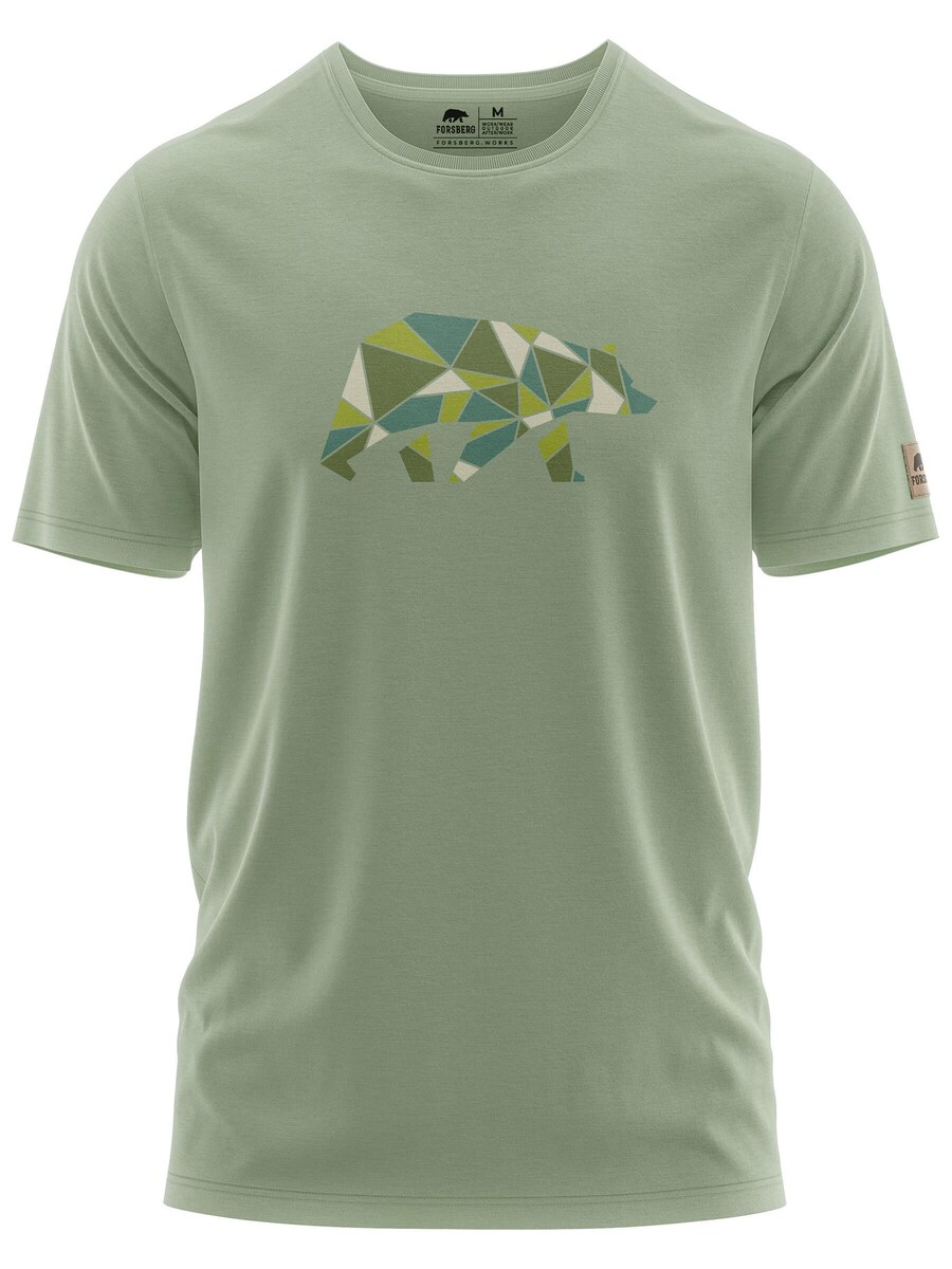 

Футболка FORSBERG Espenson T- mit Brustlogo, Pastel green