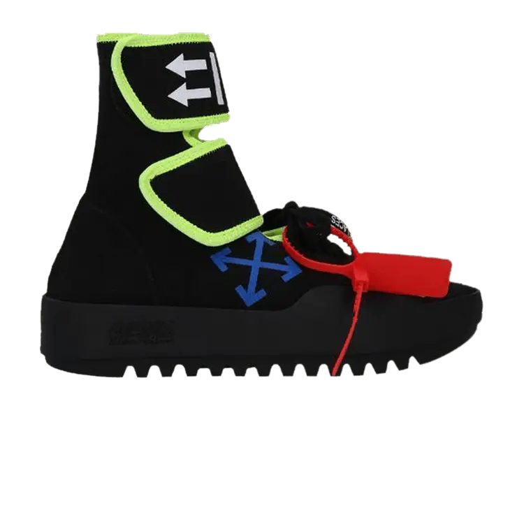 

Кроссовки Off-White Moto Wrap 'Black Green', черный