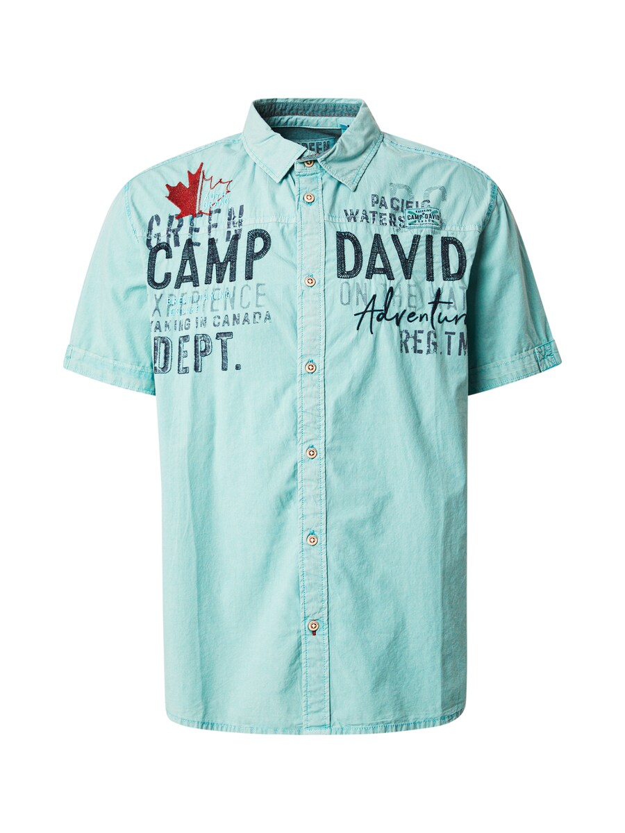

Рубашка на пуговицах классического кроя CAMP DAVID, цвет Jade