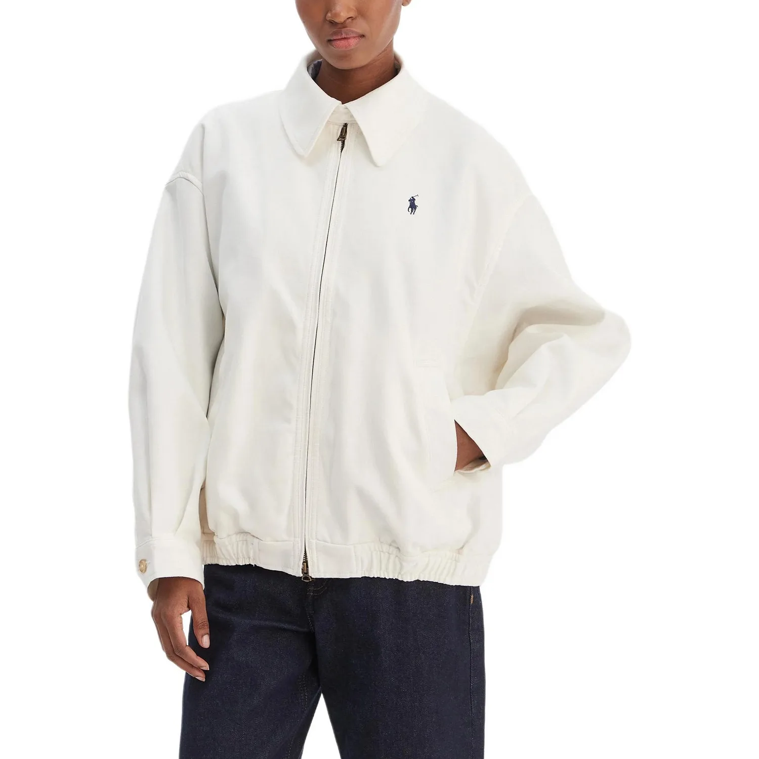 Куртка с вышивкой Polo Pony Polo Ralph Lauren, белый