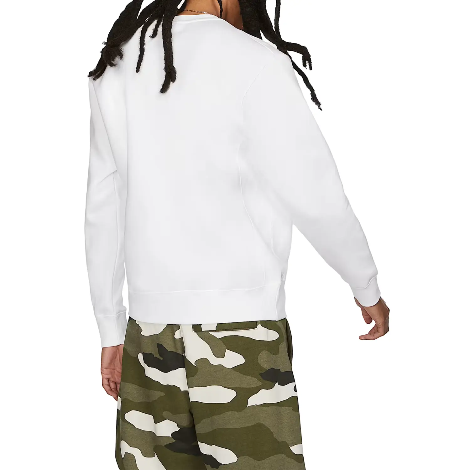 Мужская толстовка Sportswear FW25 Nike, белый/черный — фото 3