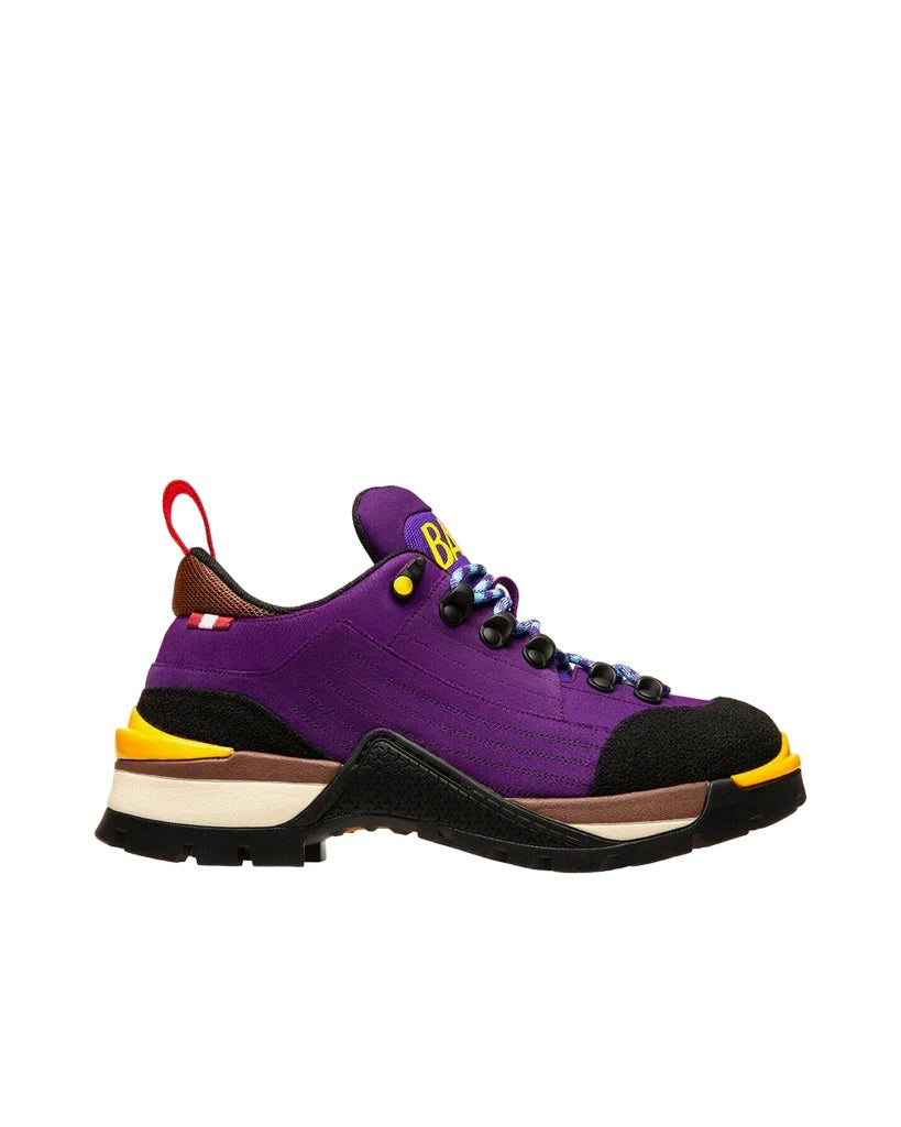Женские кроссовки Bally Hike 6239705 Mirtillo из телячьей замши и кожи, цвет multi