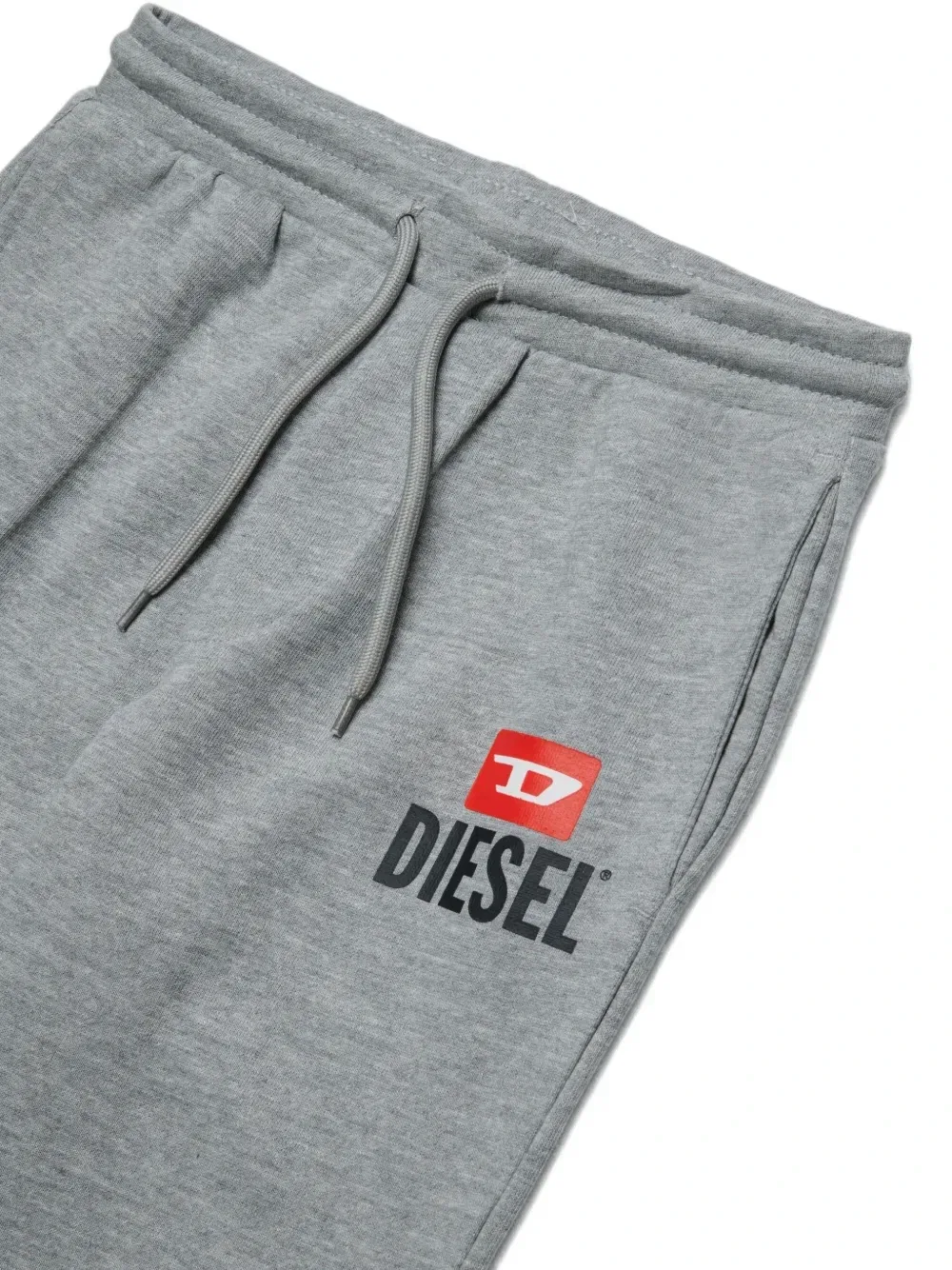 Спортивный костюм с логотипом Diesel Kids, серый — фото 4