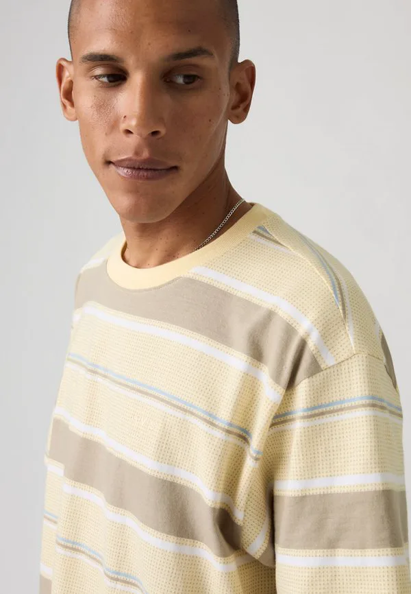 Винтажная базовая футболка Levi'S, Pecos Stripe Rutabaga — фото 4