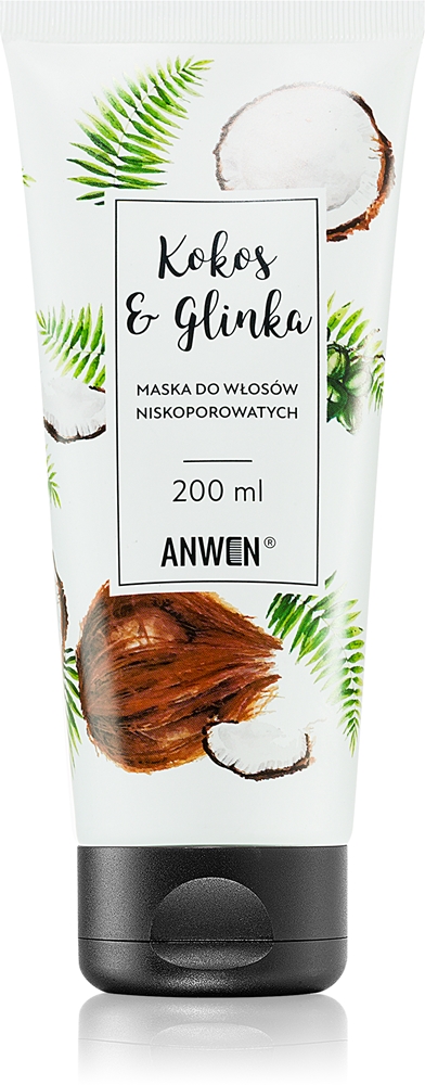 

Маска для волос с кокосом и глиной Anwen, low porosity 200 мл