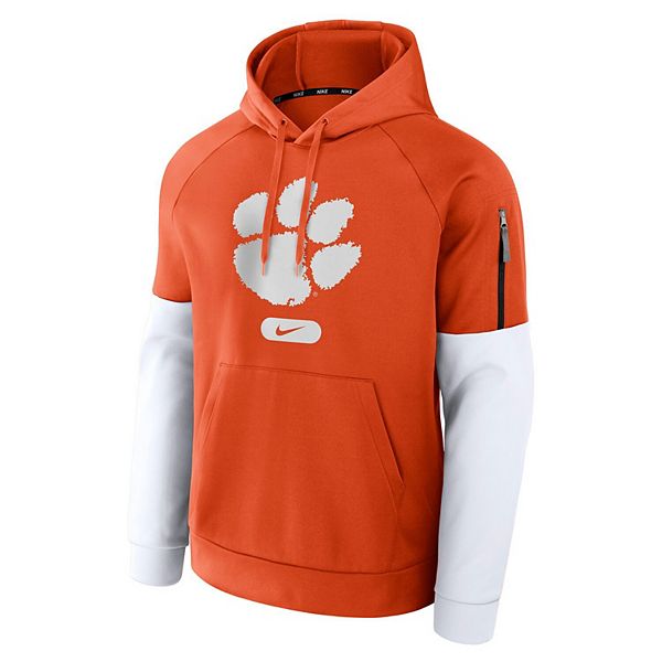 Мужской оранжевый фитнес-худи Clemson Tigers с рукавом реглан Nike — фото 3