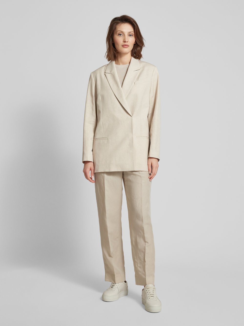 

Блейзер с нагрудным карманом Calvin Klein Womenswear, песочный