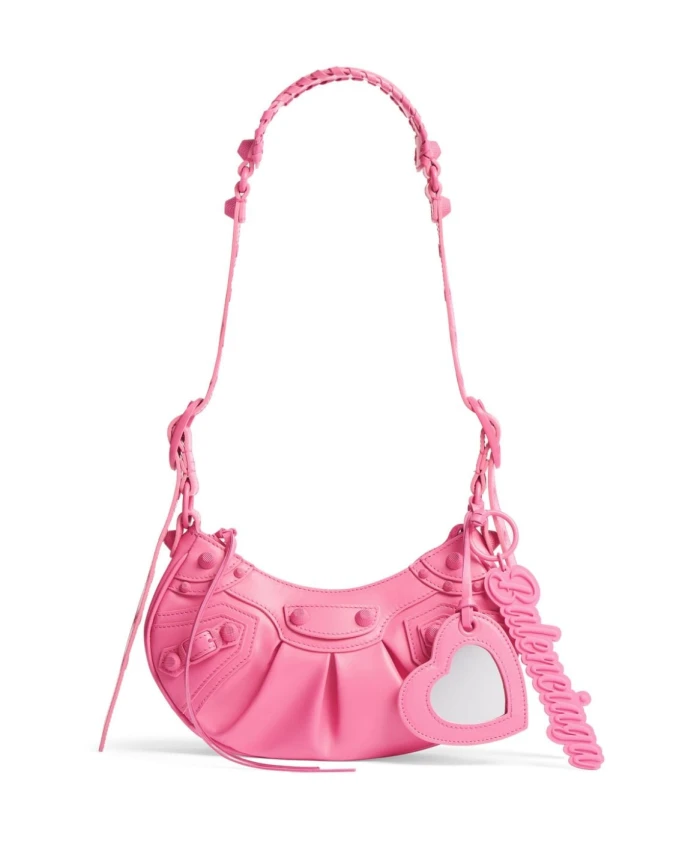 

Сумка через плечо Rivets Bubbleggg Balenciaga, розовый