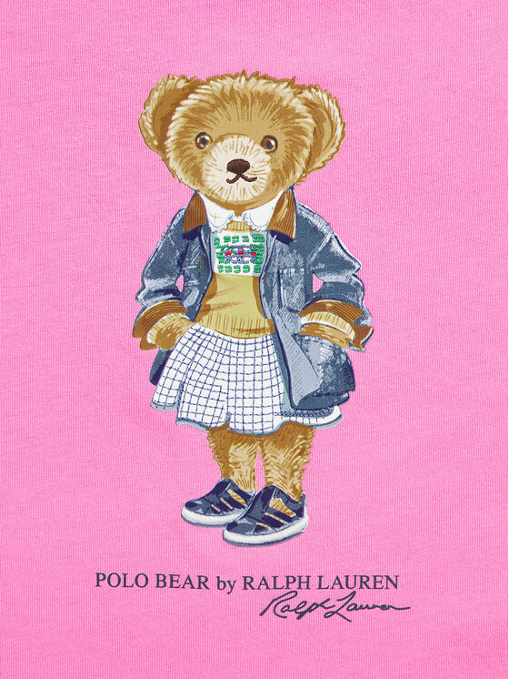 Платье на каждый день обычный крой 312965157002 Polo Ralph Lauren, розовый — фото 3