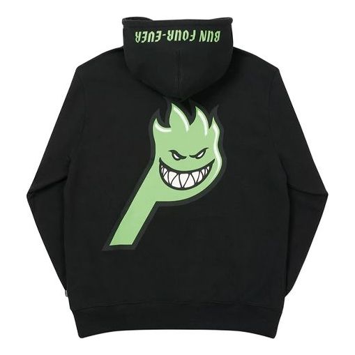 

Худи PALACE Spitfire Live To Bun Hood Printing Hooded Sweater Unisex Black, черный