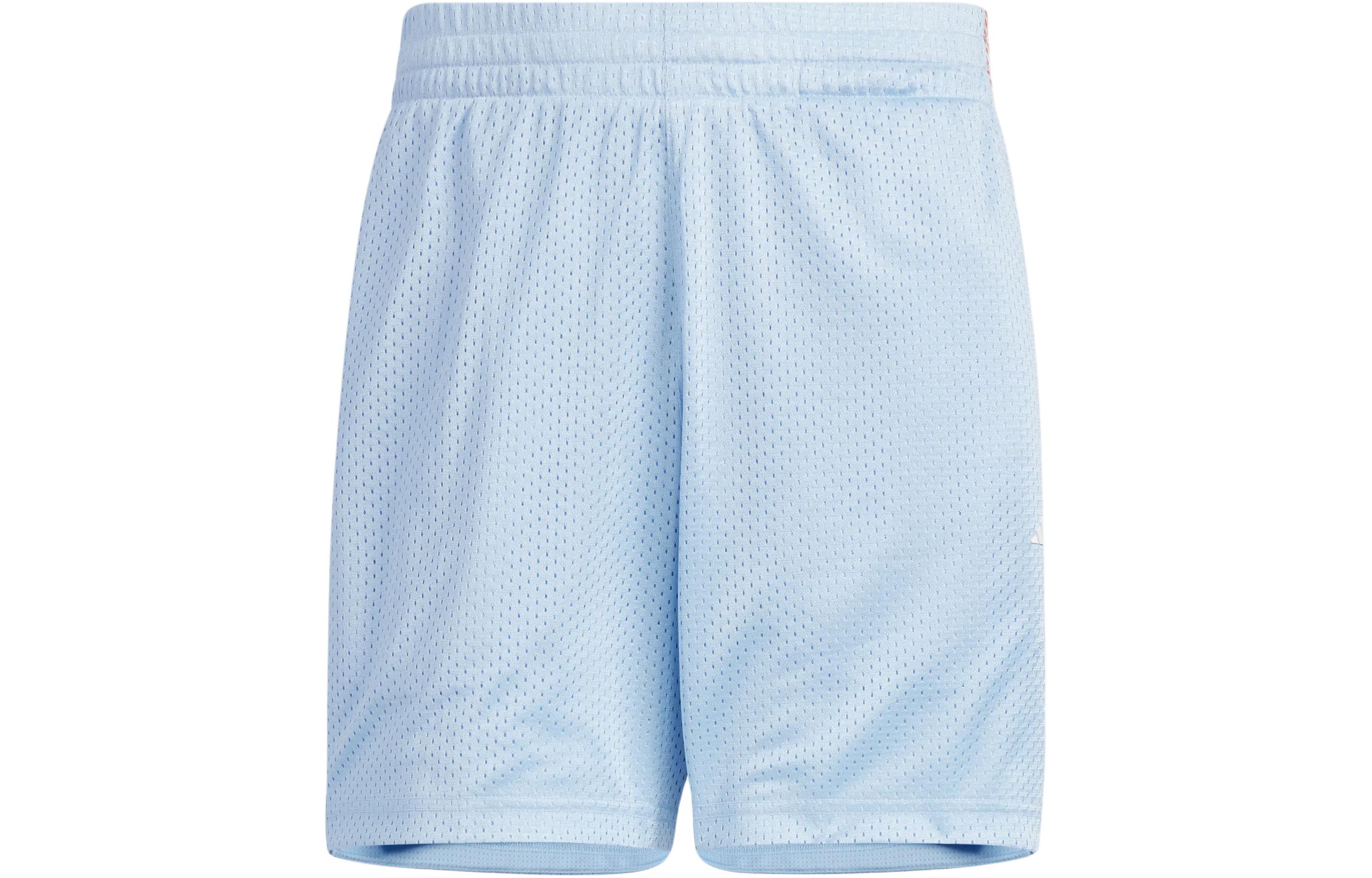 Мужские баскетбольные шорты SS24 розовые голубые Adidas — фото 2
