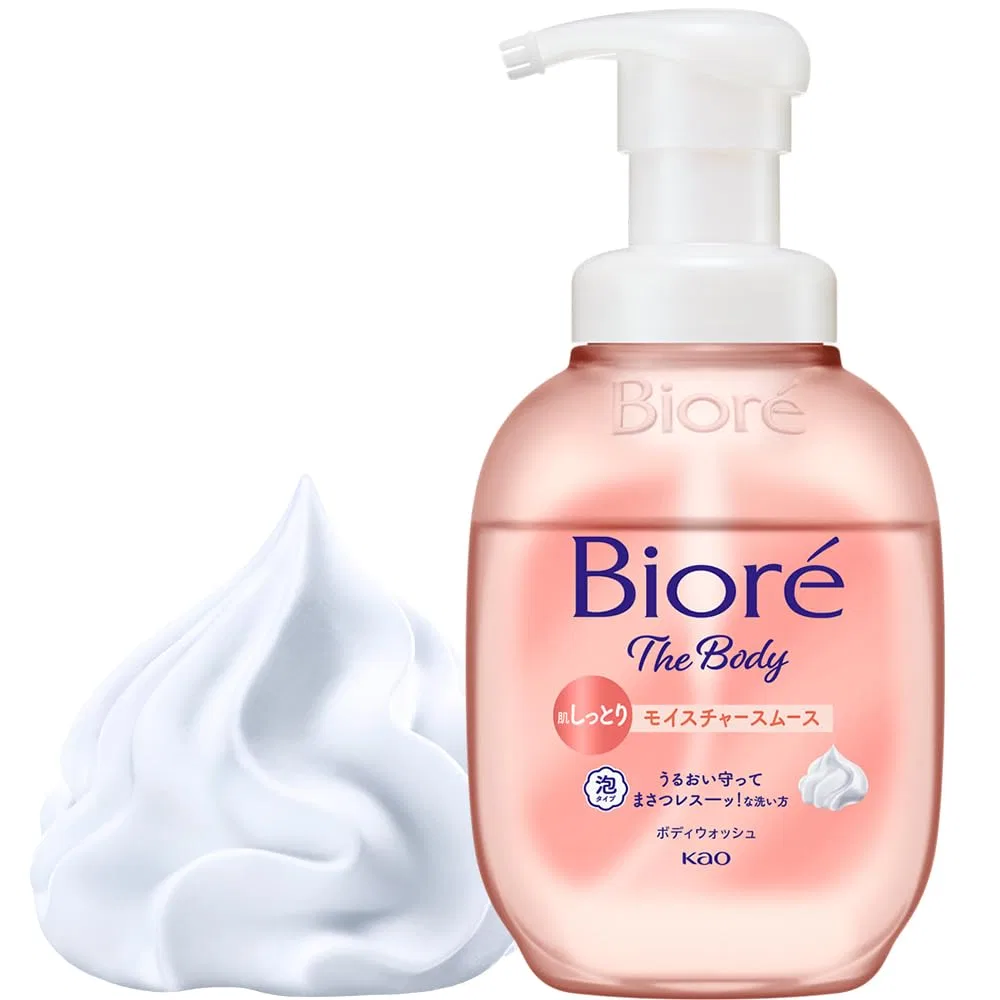 Пенка для душа Biore u The Body Foaming Body Wash Moisture Smooth, 510 мл Biore u