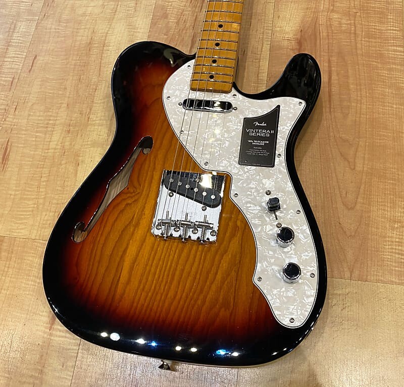 

Электрогитара Fender Vintera II '60s Telecaster Thinline Semi-Hollow Electric Guitar 2023 - Sunburst