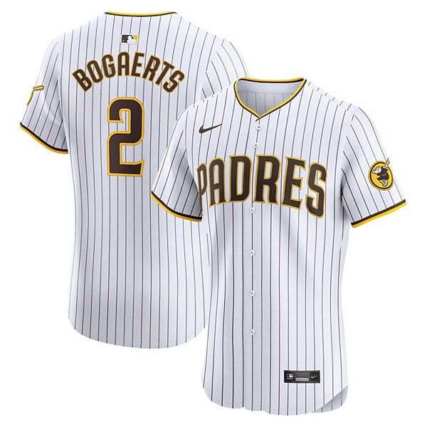 

Мужская белая домашняя элитная футболка San Diego Padres Xander Bogaerts Nike