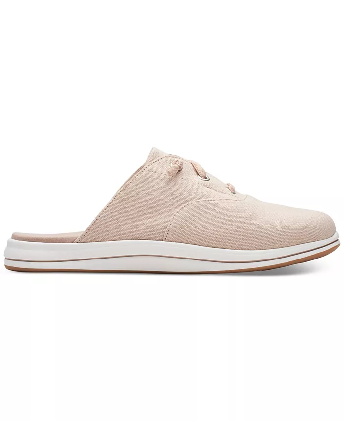 Женские слипоны Breeze Clara с шнуровкой Clarks, загар/бежевый — фото 2