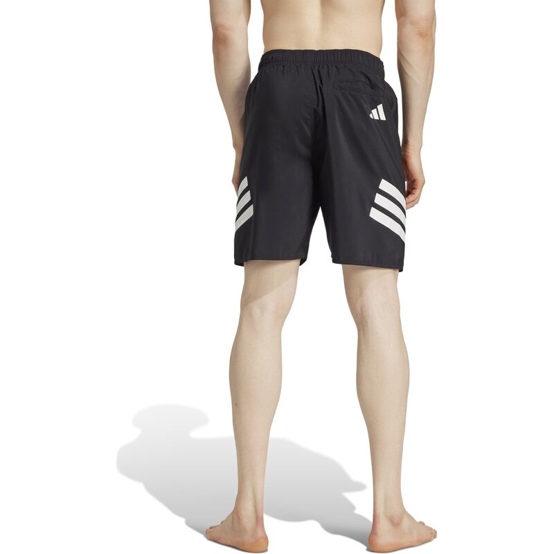 Плавки-Шорты с тремя полосками длиной 8 дюймов Adidas, черный — фото 3