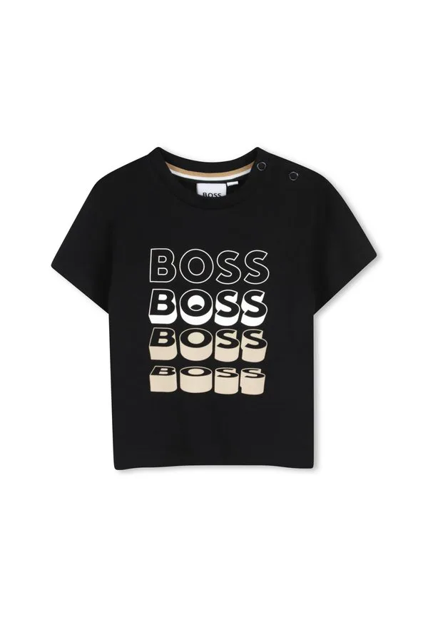 Футболка с принтом Boss Kidswear, Black