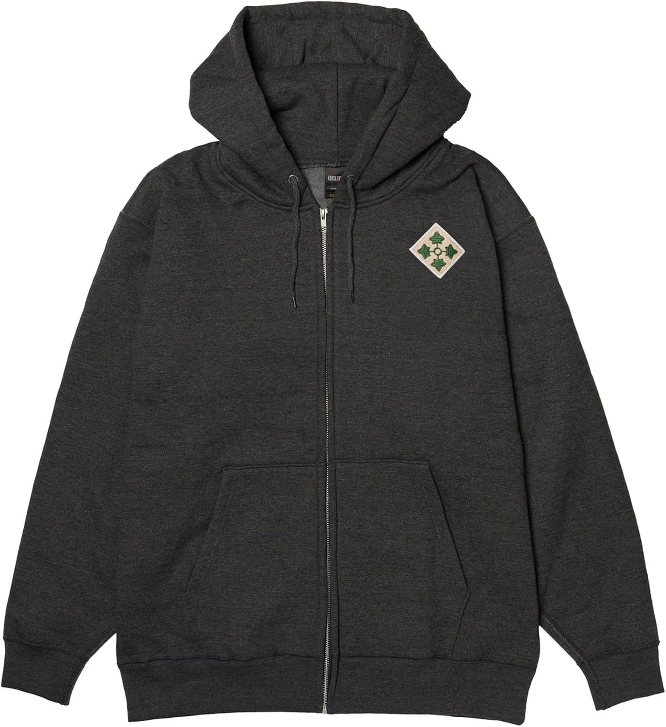 

Толстовка с капюшоном в стиле F, нашивка с гербом армии США, флисовая подкладка, застежка-молния по всей длине, цвет угольно-серый, размер 3XL F-Style