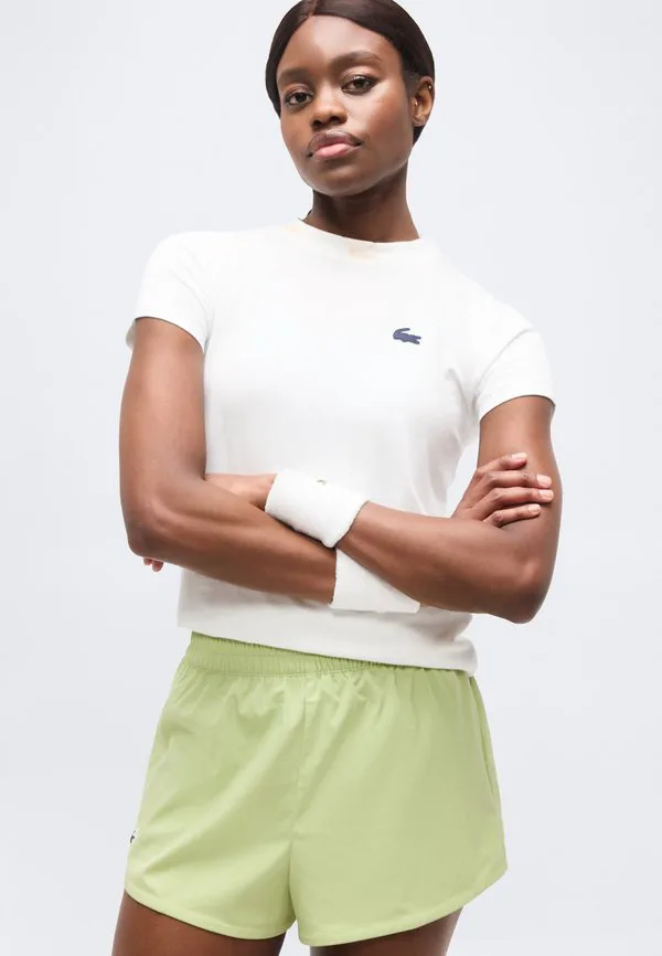 Шорты спортивные Lacoste Sport для тенниса, быстросохнущие, светло-зеленые — фото 4
