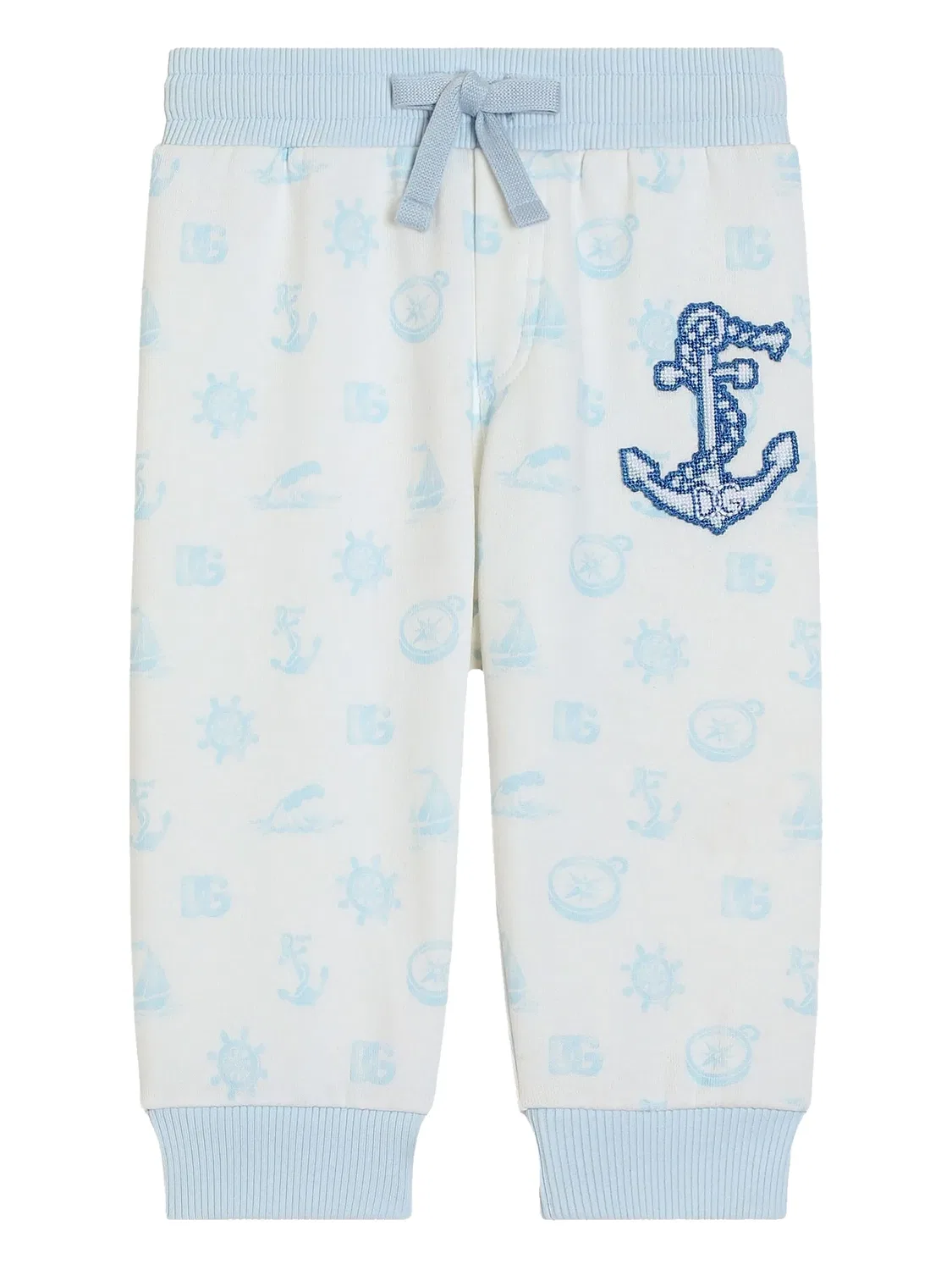 Брюки с монограммой Dolce & Gabbana Kids