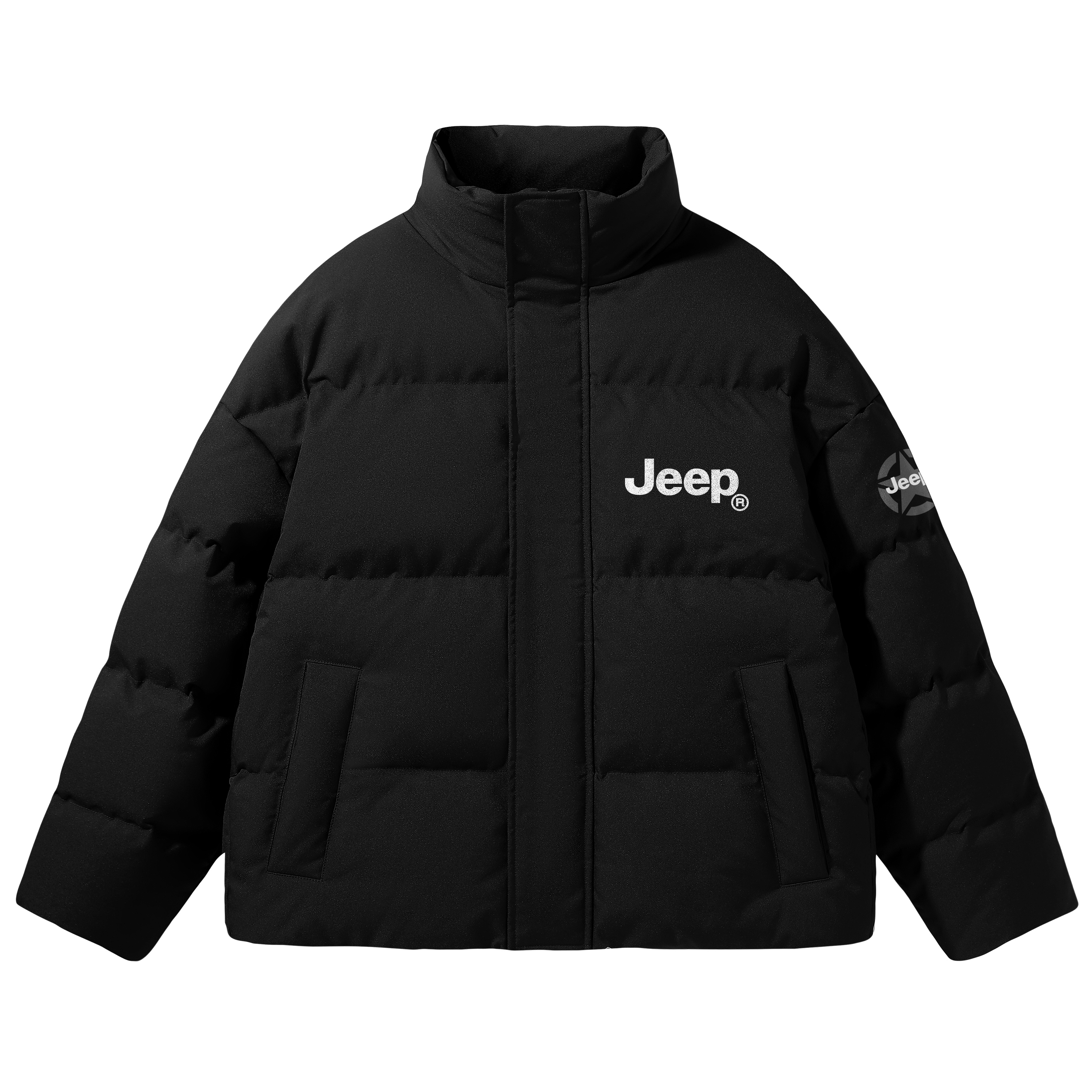 

Пуховик унисекс Jeep, Ecru, Бежевый, Пуховик унисекс Jeep, Ecru