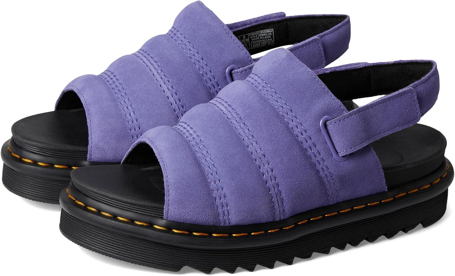 

Сандалии Dr. Martens Kole унисекс-для взрослых, Twilight Purple Suede