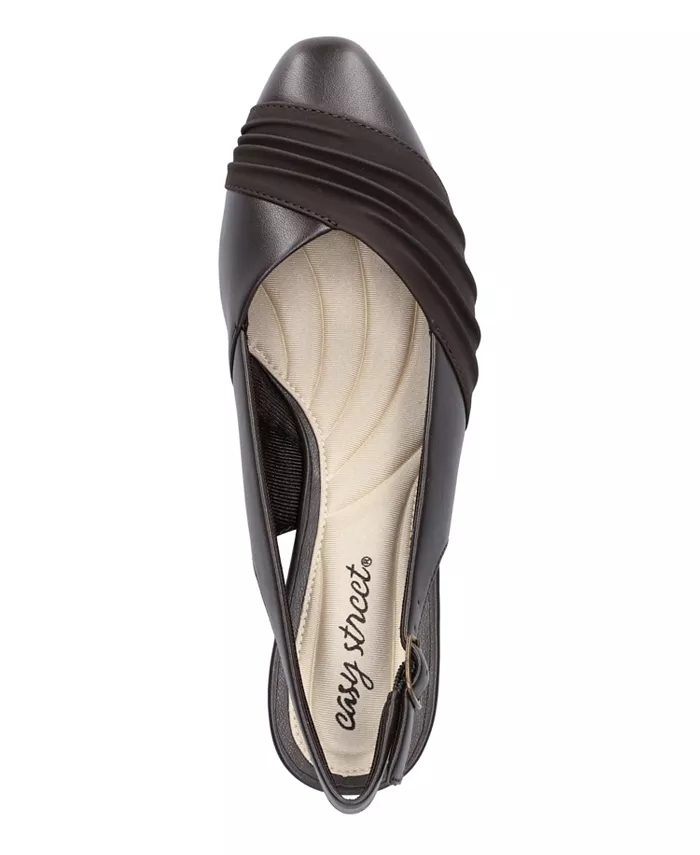 Женские туфли-лодочки Bates Slingback Easy Street, коричневый — фото 4