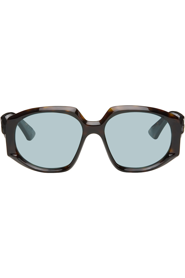 

Marni Коричневые солнцезащитные очки Arithiel в стиле ретро-суперфутуризма