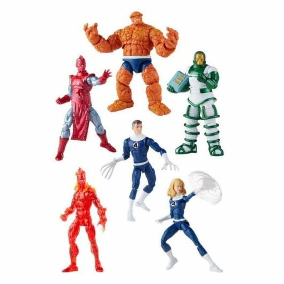 

Hasbro Marvel Legends Фантастическая четверка, винтажные фигурки супергероев, 6 частей Inna marka