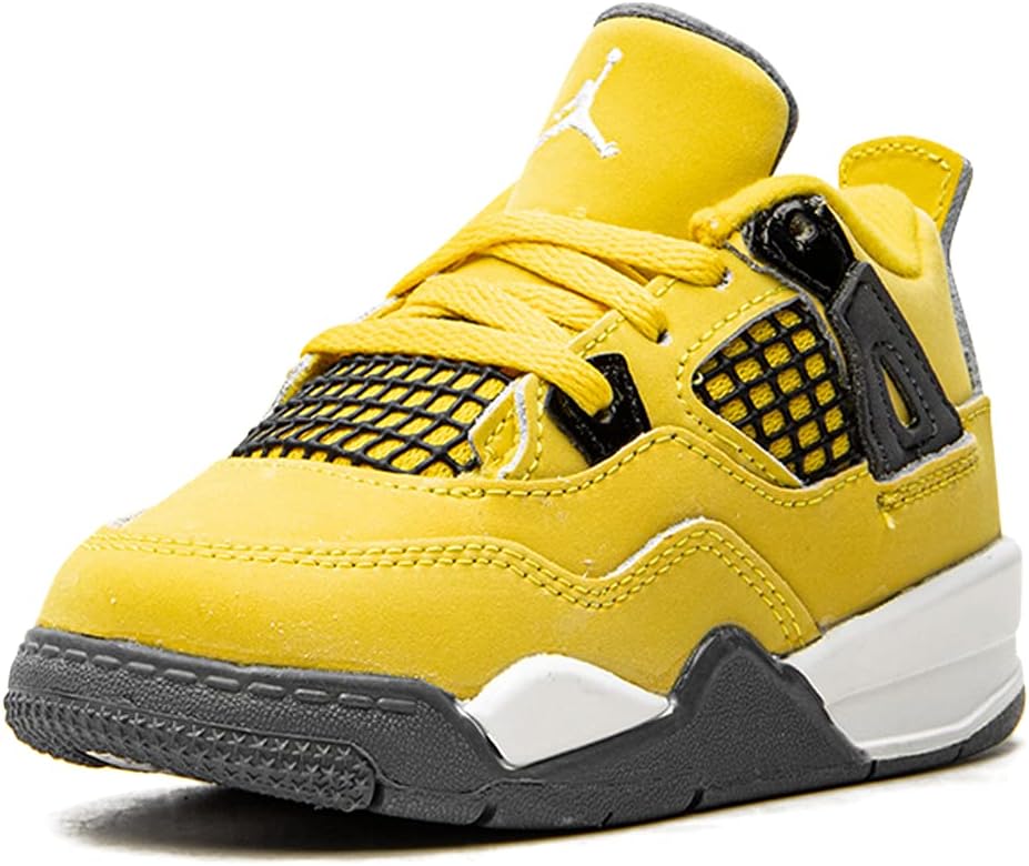 Мужские кроссовки Nike Jordan 4 Retro, размер, черный — фото 4
