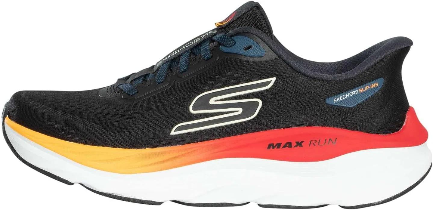 Мужские кроссовки Skechers Max Run Hands Free без шнурков, Black — фото 2