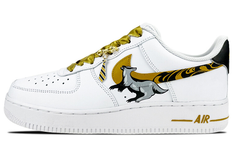 

Кроссовки Nike Air Force 1, белый/желтый