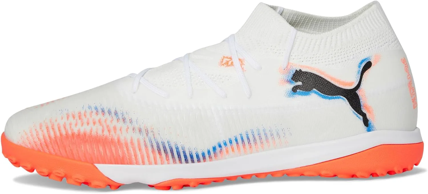 Футбольные бутсы Puma Men's Future 8 Match Turf Trainer, белый/черный/красный — фото 4