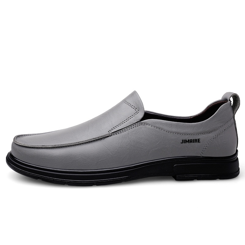 

King Jinmai Мужские повседневные ботинки низкие серые зимние на флисовой подкладке, цвет Gray Winter Fleece-Lined