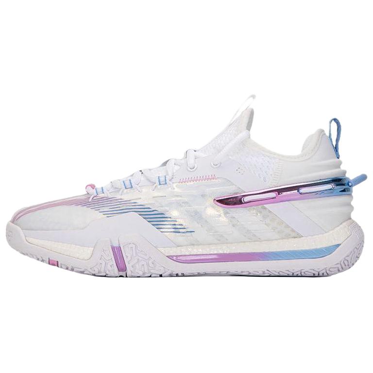 

LINING Кроссовки для бадминтона Unisex White с низким верхом, износостойкие, с амортизацией Marshmallow