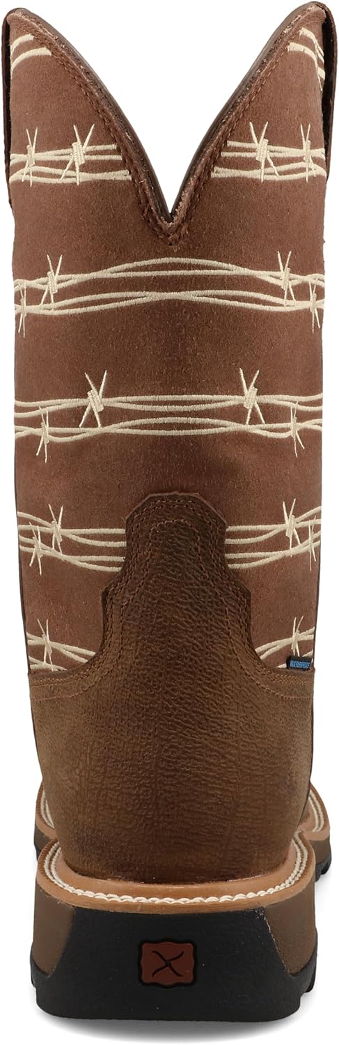 Ботинки Twisted X Men's 11 UltraLite X, с квадратным носком Nano Toe и технологией UltraLite X, Bison & Mocha — фото 4